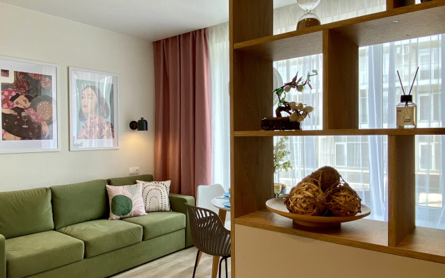 Апартаменты Уютное дизайнерское пространство в 30 метрах от моря