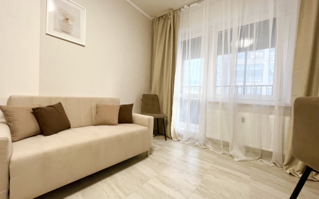 Odnokomnatnaya Natali apart v ZhK Zelenaya Vertikal' na metro Lesoparkovaya Flat