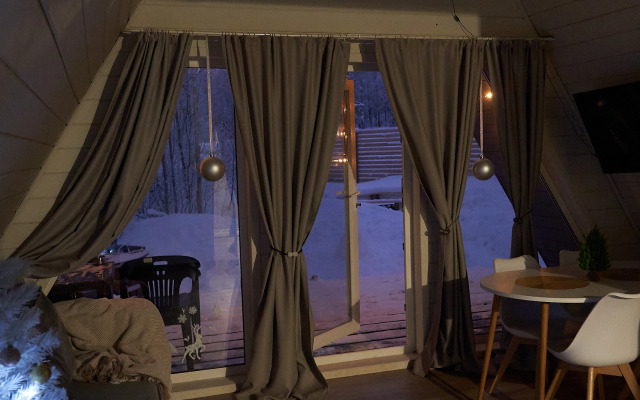 Частный дом A-Frame в лесу в 6 км от Мурманска