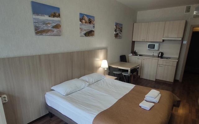 Квартира с панорамными окнами в ЖК Салют