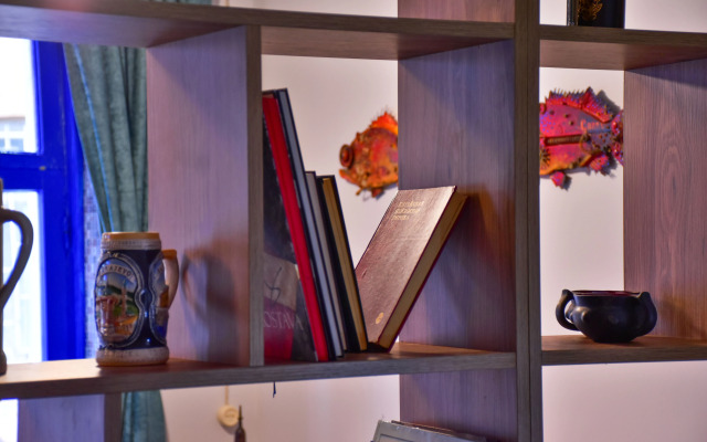 Dom Bibliotekarya s Balkonom Flat