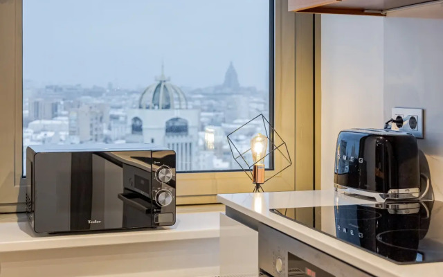 Апартаменты Wood студия Smart Host на Новом Арбате