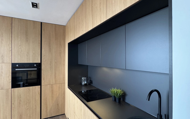 Апартаменты Двухуровневая студия с захватывающим видом на город