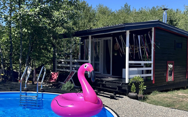 Частный Дом Баня с Собственной Террасой