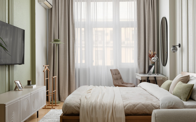 Квартира Видовая Трехкомнатная с Эркерным Балконом