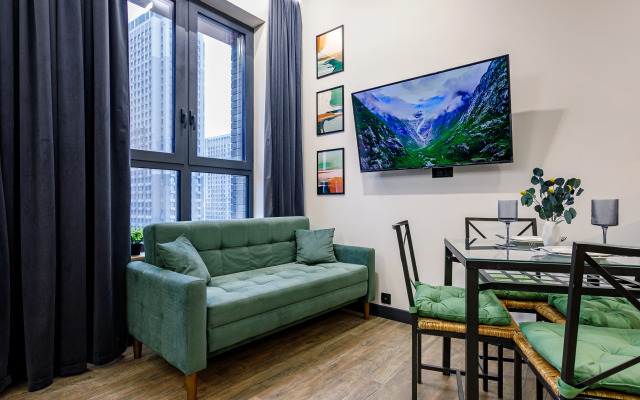 Квартира Стильная четырехместная студия в ЖК Сидней Сити