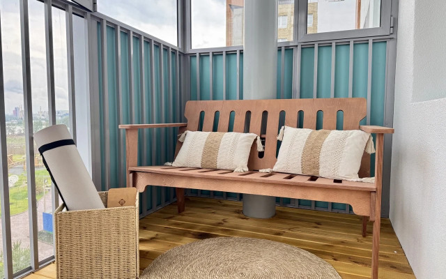 Hygge Karelia s saunoy, massazhnym kreslom i proektorom Apartments