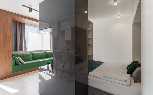 Апартаменты RentPlaza бизнес класса на высоком этаже