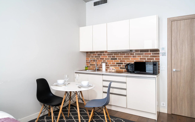 Квартира Студия в Стиле Лофт с Панорамным Видом