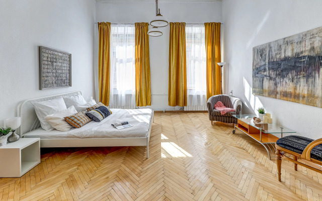 Апартаменты Просторная Скандиквартира в Сердце Города