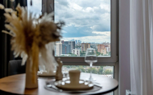 Квартира с Панoрaмным Видом нa Mоcква-Cити