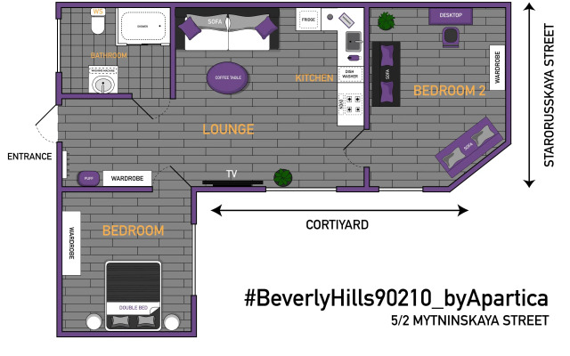 Апартаменты BeverlyHills90210_byApartica