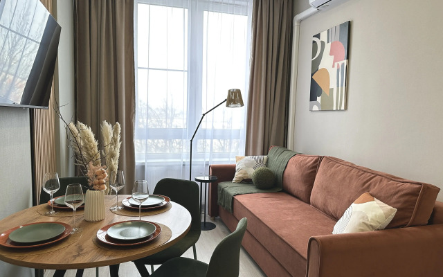 Апартаменты Двухкомнатные в Центре города 524