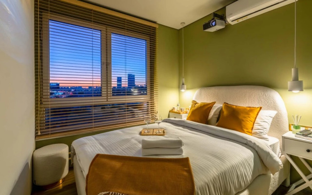 Апартаменты Комфорт с Красивым Видом Студия Дизайнерские