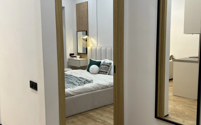 Апартаменты Уютная евродвушка с видом на горы