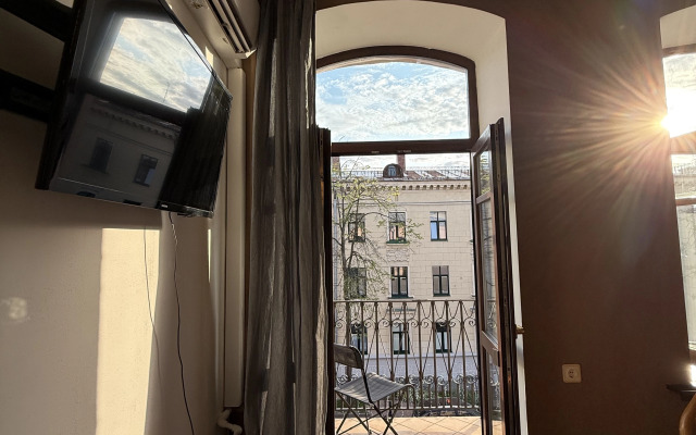 Квартира Атмосферная в центре с балконом