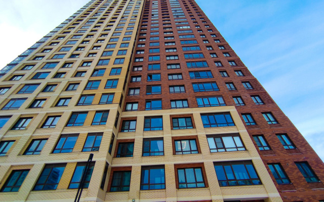 Апартаменты Двухкомнатная студия с красивым видом на город