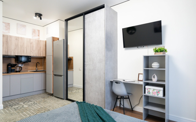 Квартира Стильная студия на двоих Natali apart на метро Прокшино