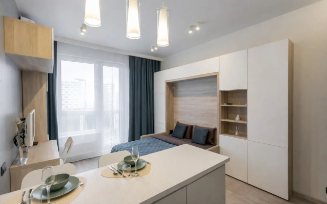 Квартира Cтудия с дизайнерским ремонтом в ЖК бизнес класса Петр