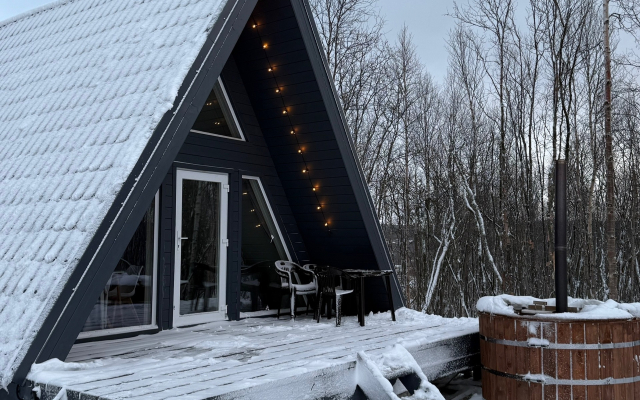 Частный дом A-Frame в лесу в 6 км от Мурманска
