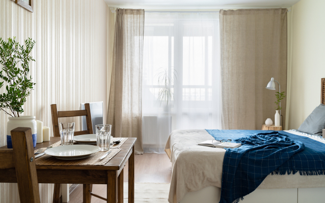 Uyutnaya Studiya Dlya Dvoikh Apartments