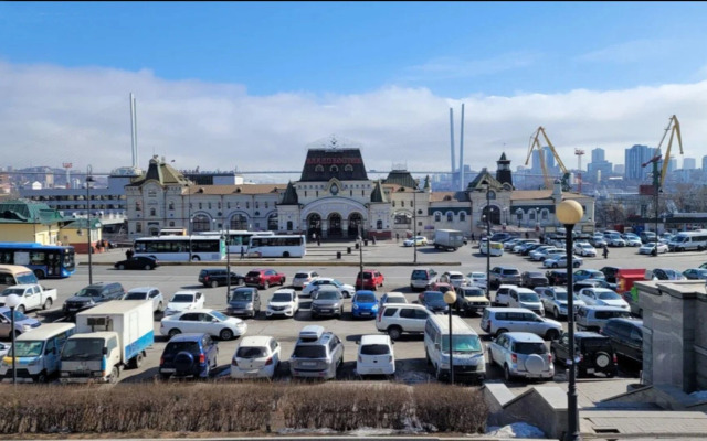 Квартира Home Time Apart для 6 гостей с шикарным видом в центре Владивостока