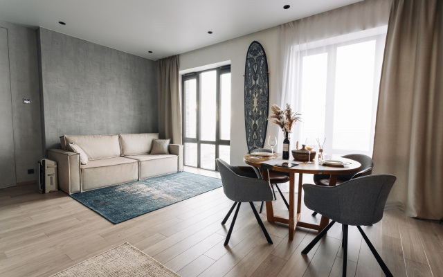 Lalapart Skyfall s Panoramnym Vidom s 46 EtazhaNeboskreba Savelovskij Siti Apartments