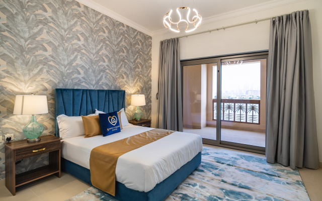 GLOBALSTAY apartments by the sea on Palm Jumeirah with a private beach