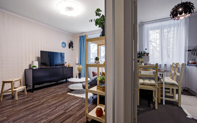Апартаменты Belorusskaya railway station cozy apartment with parking