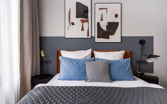 Квартира с Дизайнерским Интерьером с Террасой на Берегу Невы