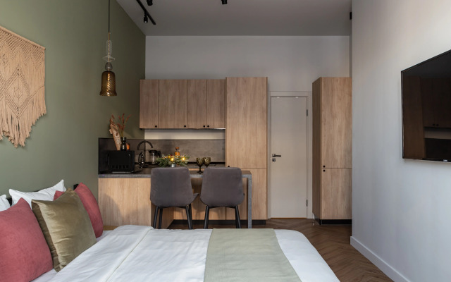 Квартира Moscow Deluxe Apartments Silver Fountain Studio