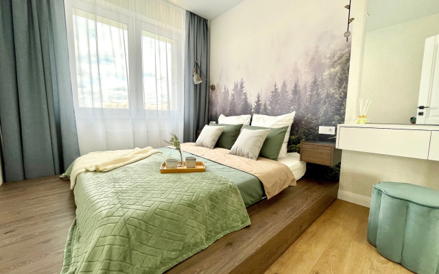 Апартаменты SUNVILLES Супер Современная 3 Комнатная Квартира С Видом