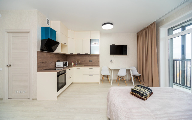 Uyutnaya Studiya V Novom Dome U Zhd Vokzala Apartments