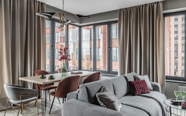 Квартира Moscow Deluxe Apartments Family Suite Silver Fountain