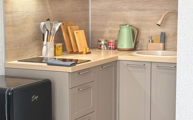 Квартира Грин-стильная дизайнерская в ЖК Самолет