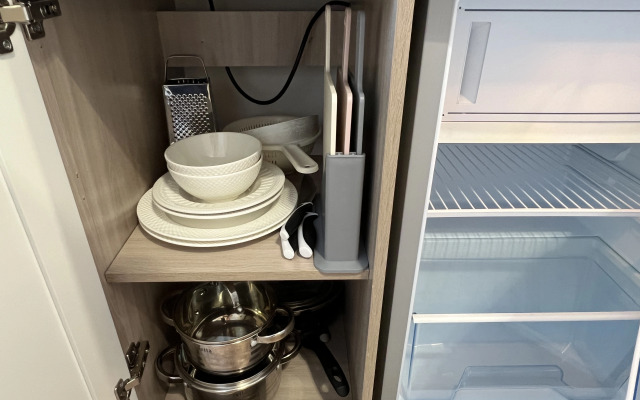 Квартира Эстетичная студия с панорамными окнами рядом с метро