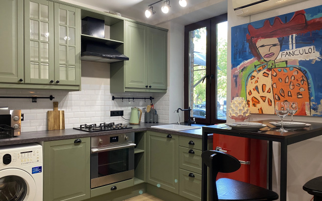 Квартира Студия в ретро стиле