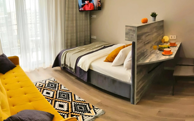 Flat na 4 Gostey Okolo Krasivoy Naberezhnoy Reki Kudepsta