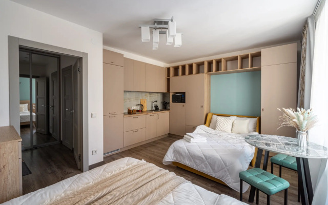 Dve podushki v Pesochnom, Sadovaya, 90 Flat