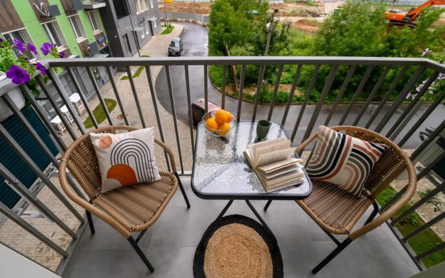 Апартаменты Студия с Балконом в ЖК "Легендарный квартал"