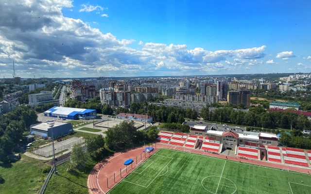 S vidom na Volgu Flat
