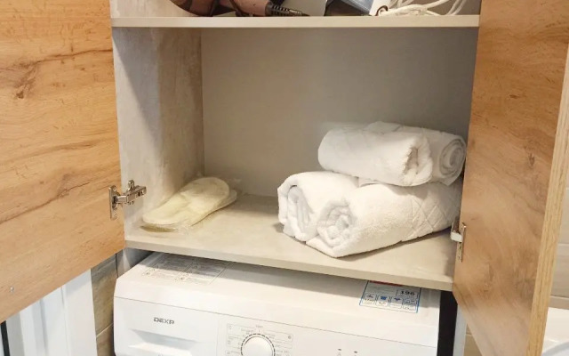 Studiya na Bolshevistskoy s vidom na gorod Flat