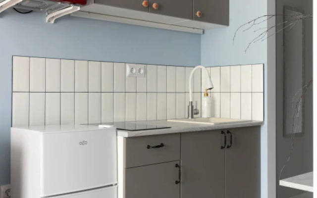 Дизайнерская квартира студия 4flats A LA RUS в ЖК Галактика Премиум — стиль и комфорт у центра Санкт-Петербурга