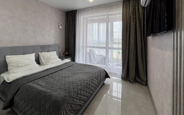 Квартира Стильная Квартира-студия с Кондиционером Возле Аэропорта