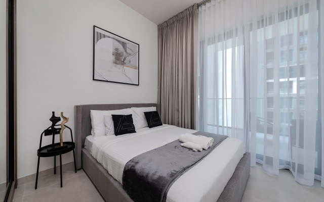 Апартаменты Stylish 1BR with view on Burj Khalifa