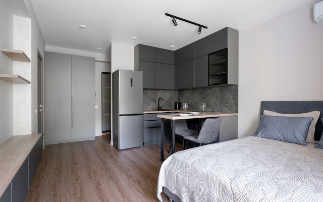 Апартаменты 15 Студия с бассейном и видом на горы