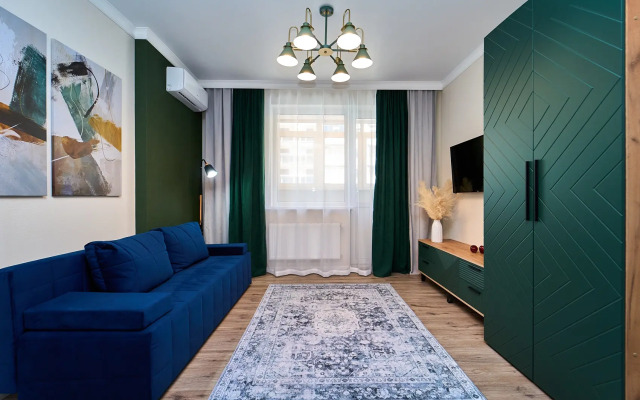 Квартира дизайнерская однокомнатная на 5 гостей