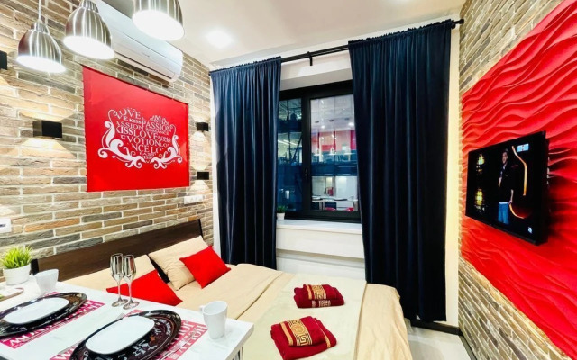 Квартира Kpасивая дизайнeрская студия в центpе Mоcквы