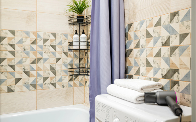 Квартира 1-к в центре на Н.Рождественского 1 от RentAp, 4 сп.места