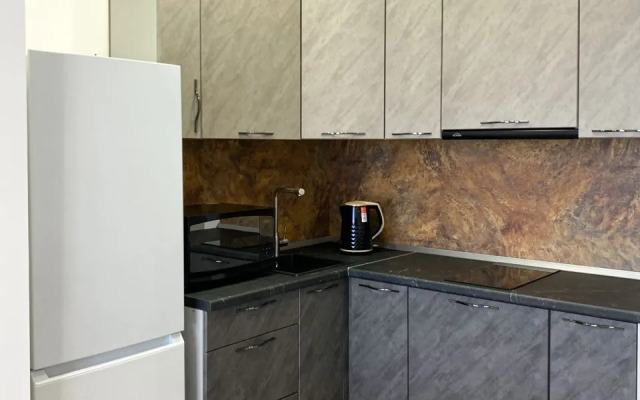 Апартаменты-студия 26 кв.м. с кроватью и панорамными окнами, 17 этаж